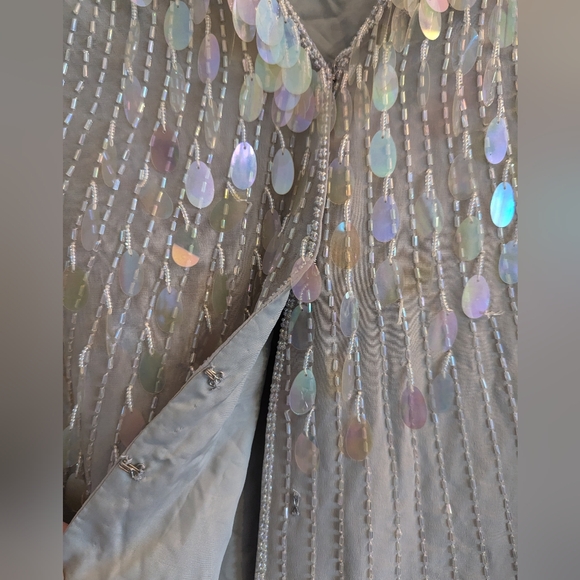 Vintage Silver Beaded Jacket - Picture 9 of 12